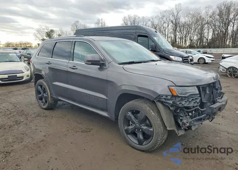 2015 Jeep Grand Cherokee Overland z USA, uszkodzony, nr VIN 1C4RJFCG9FC141544